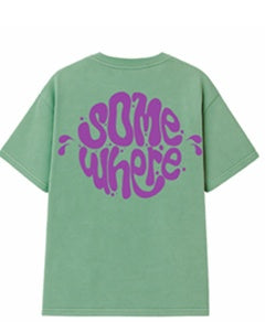 Somewhere Mini– The Drip Tee – Sage