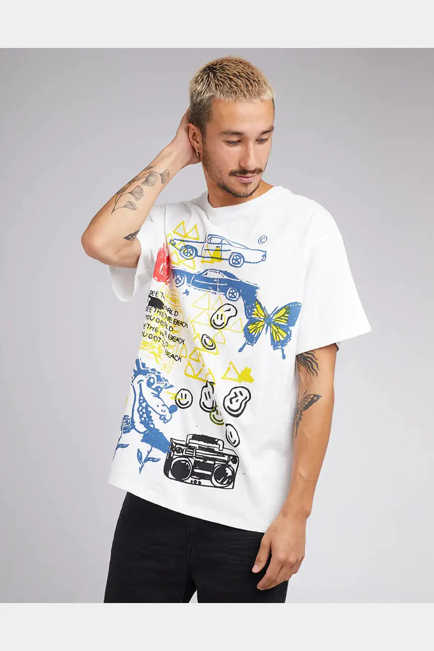 Silent Theory Muse Tee White