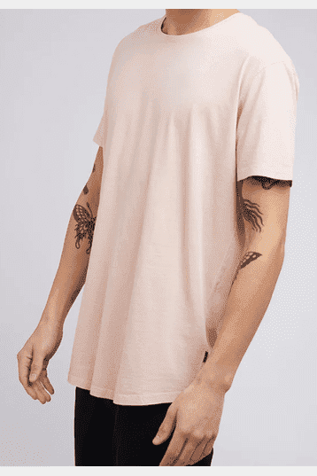 Silent theory acid tail tee - dusty pink