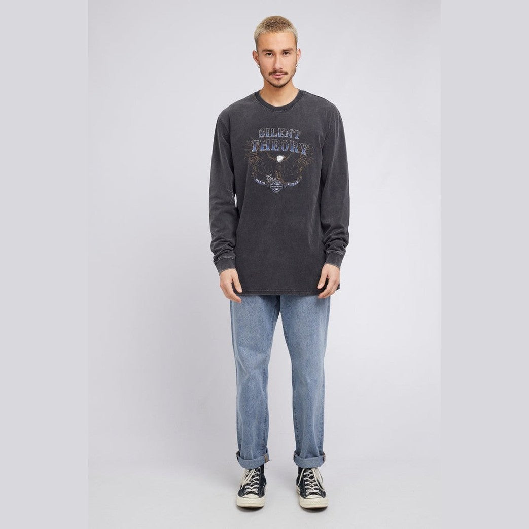 Silent theory - flying eagle ls tee vintage black