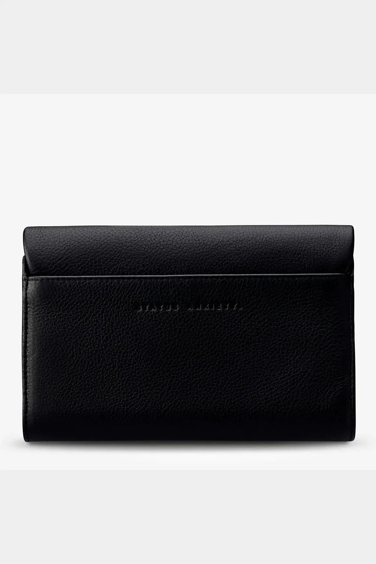 Status anxiety remnant wallet - black