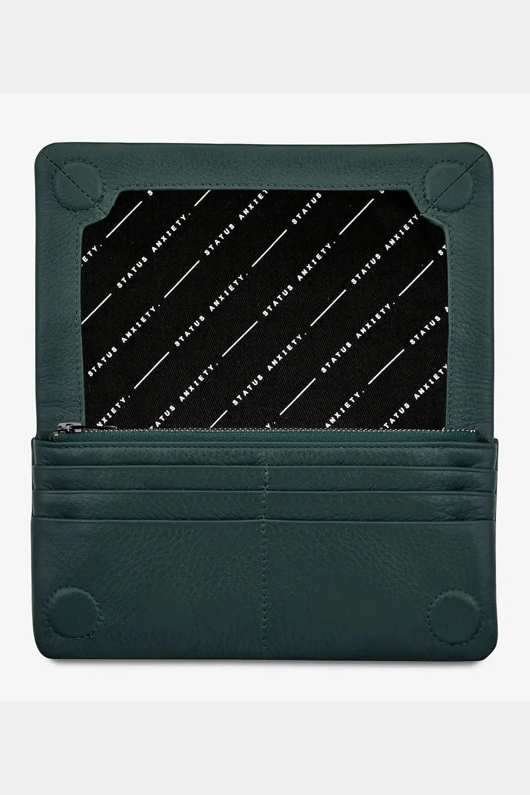 Status anxiety some type of love wallet - teal