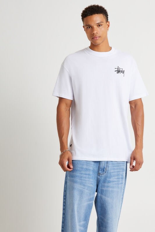 Stussy Graffiti Lcb Ss Tee - White