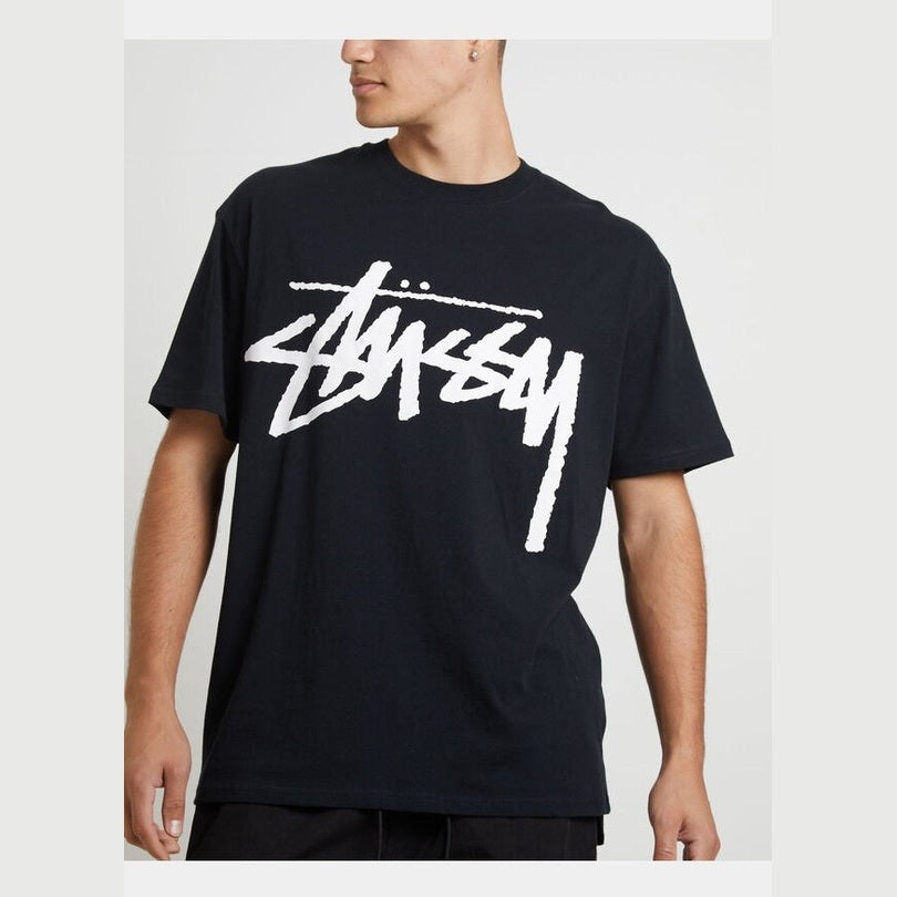 Stussy - bigger stock ss tee black