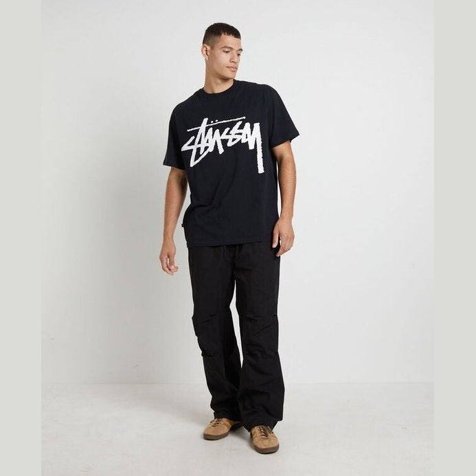 Stussy - bigger stock ss tee black