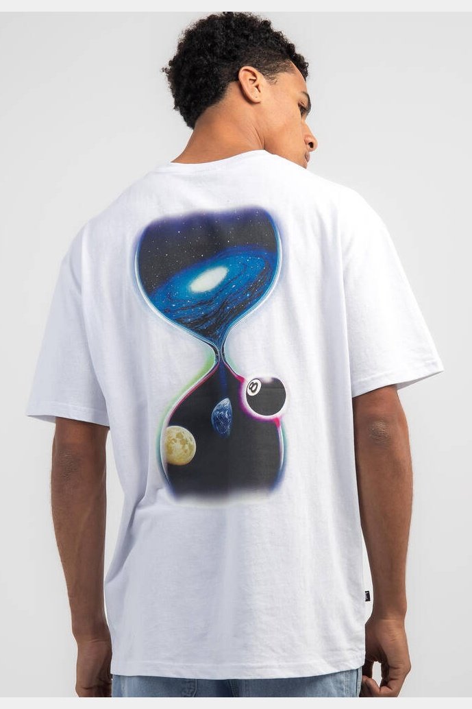 Stussy galaxy solid ss tee - white