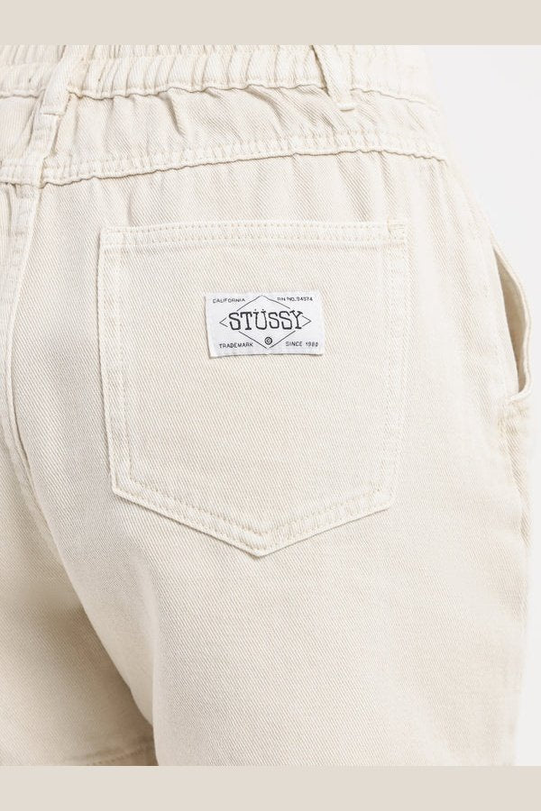 Stussy nevada denim short - cream
