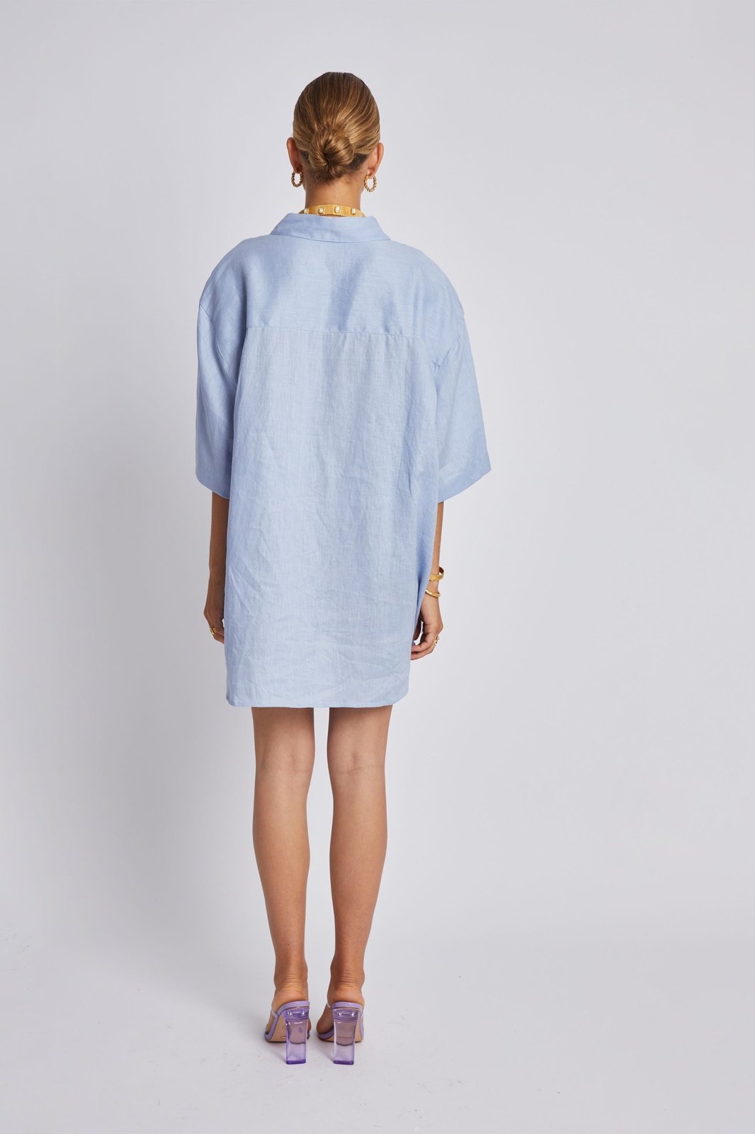 Summi summi - big shirt - alice blue