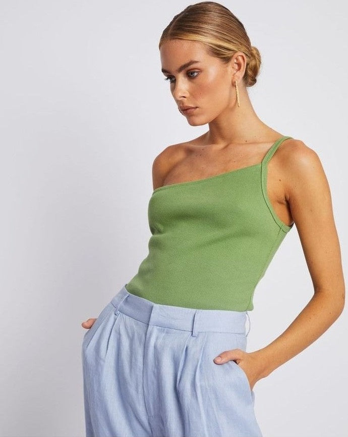 Summi summi - one shoulder bodysuit - olive