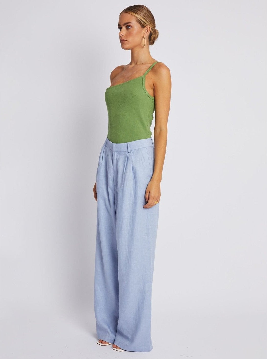 Summi summi - one shoulder bodysuit - olive