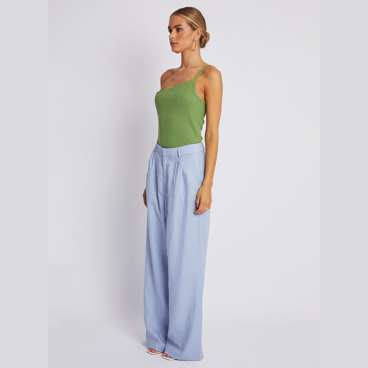 Summi summi - one shoulder bodysuit - olive