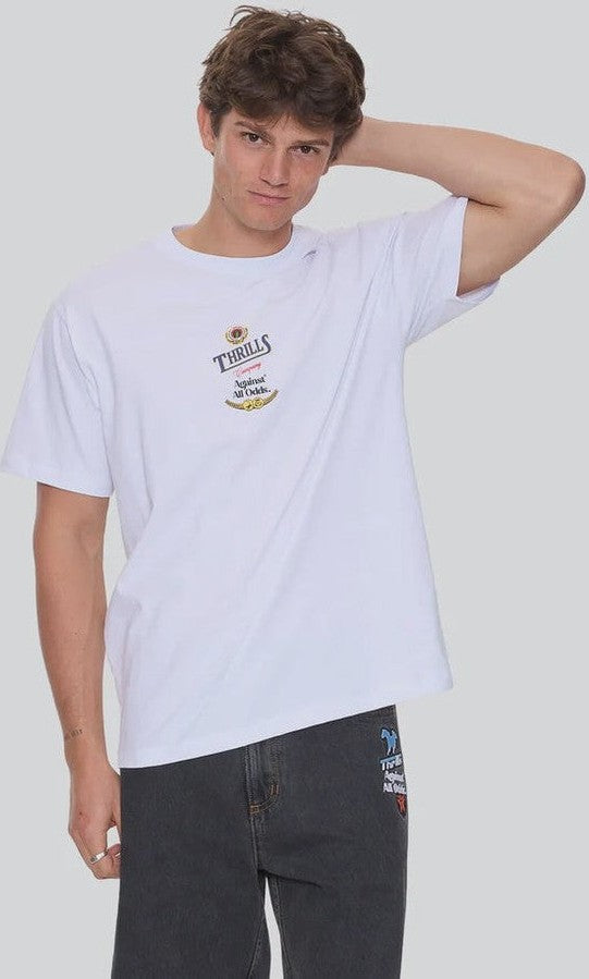 Thrills Against All Odds Merch Fit Tee - White
