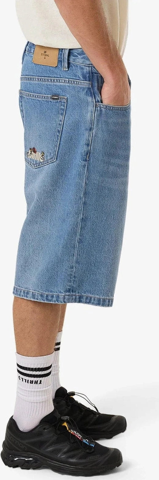 THRILLS Big Slacker Denim Short - Long Ago Blue