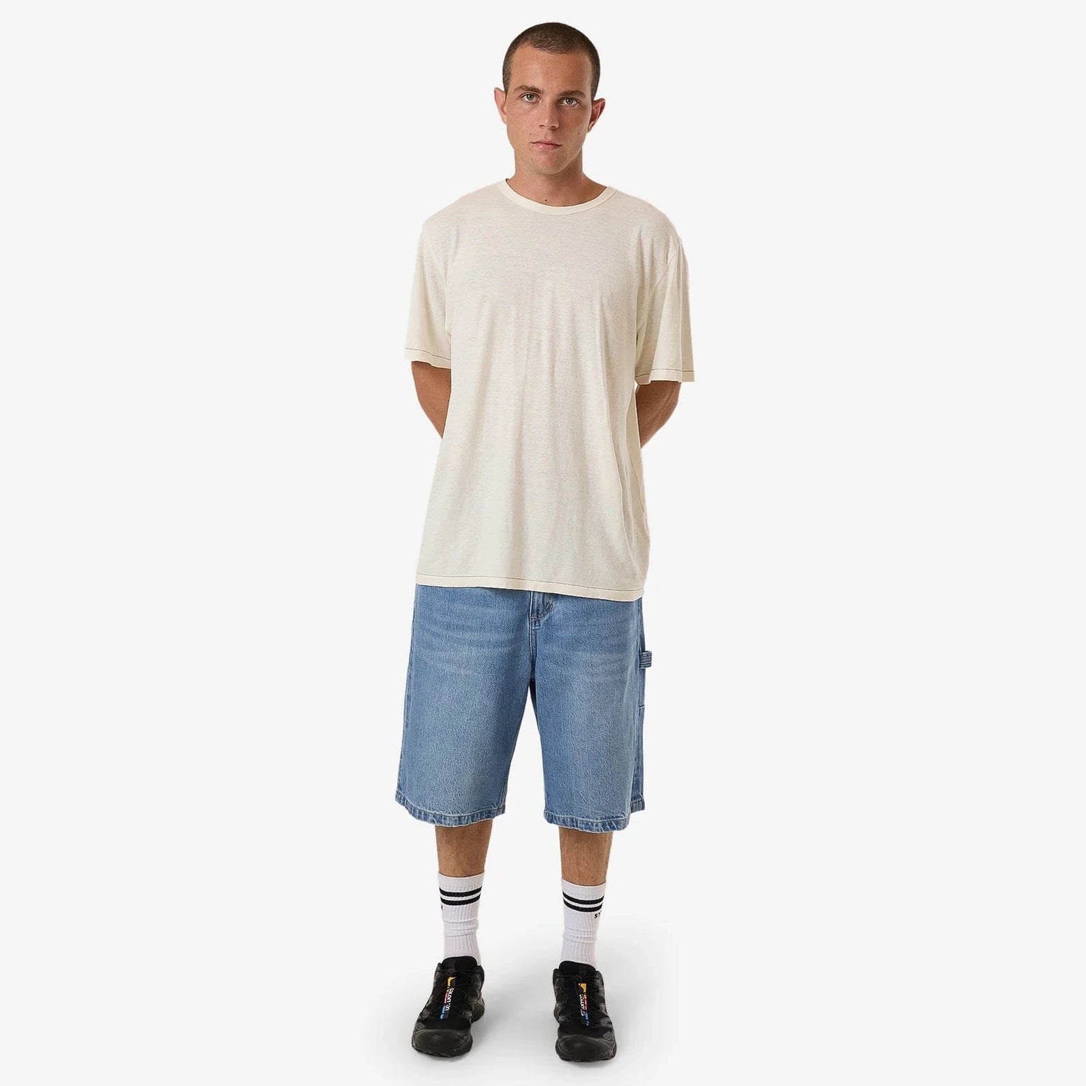 THRILLS Big Slacker Denim Short - Long Ago Blue