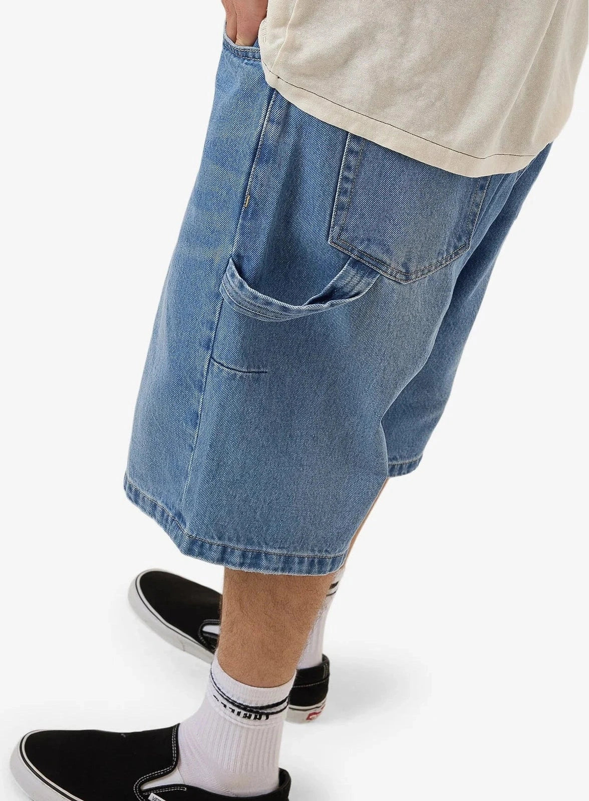 THRILLS Big Slacker Denim Short - Long Ago Blue