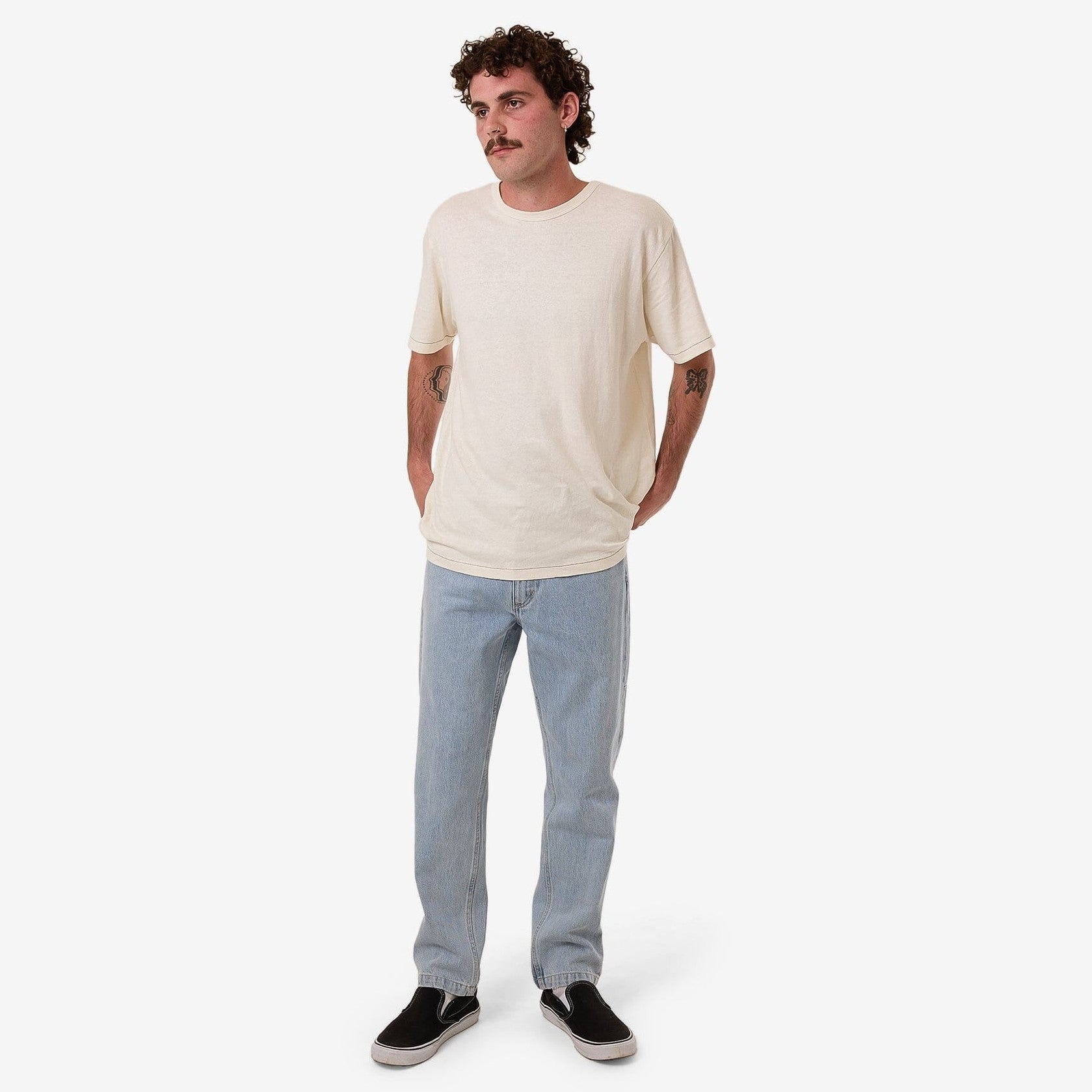 THRILLS unchopped denim jean - ageless blue