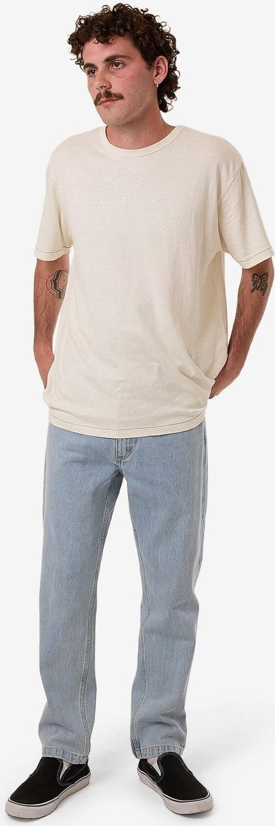 THRILLS unchopped denim jean - ageless blue
