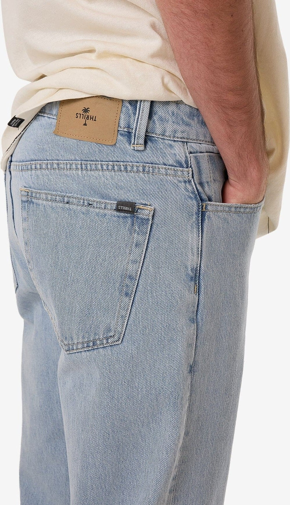 THRILLS unchopped denim jean - ageless blue