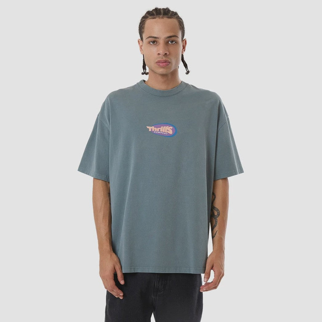 Thrills Spiritual Magic Box Fit Oversize Tee - Stormy Sea