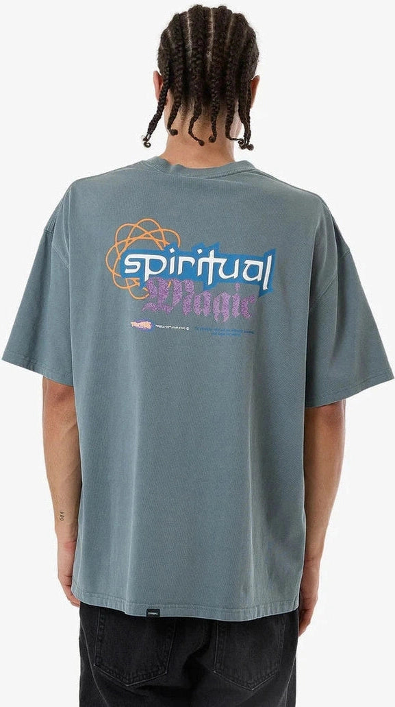 Thrills Spiritual Magic Box Fit Oversize Tee - Stormy Sea