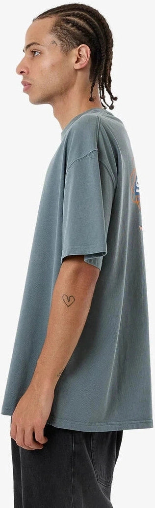 Thrills Spiritual Magic Box Fit Oversize Tee - Stormy Sea