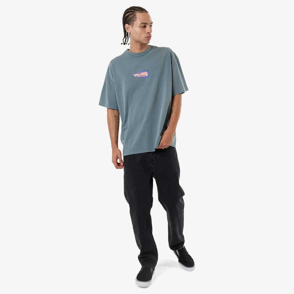 Thrills Spiritual Magic Box Fit Oversize Tee - Stormy Sea