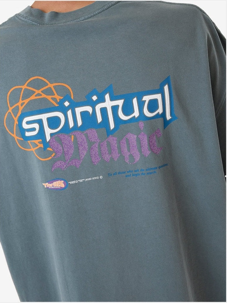 Thrills Spiritual Magic Box Fit Oversize Tee - Stormy Sea
