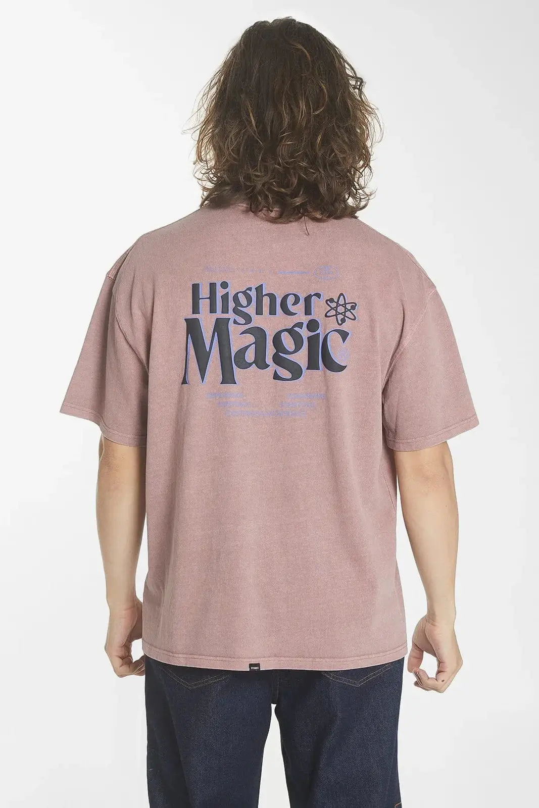 THRILLS Higher magic box fit oversize tee - Burlwood