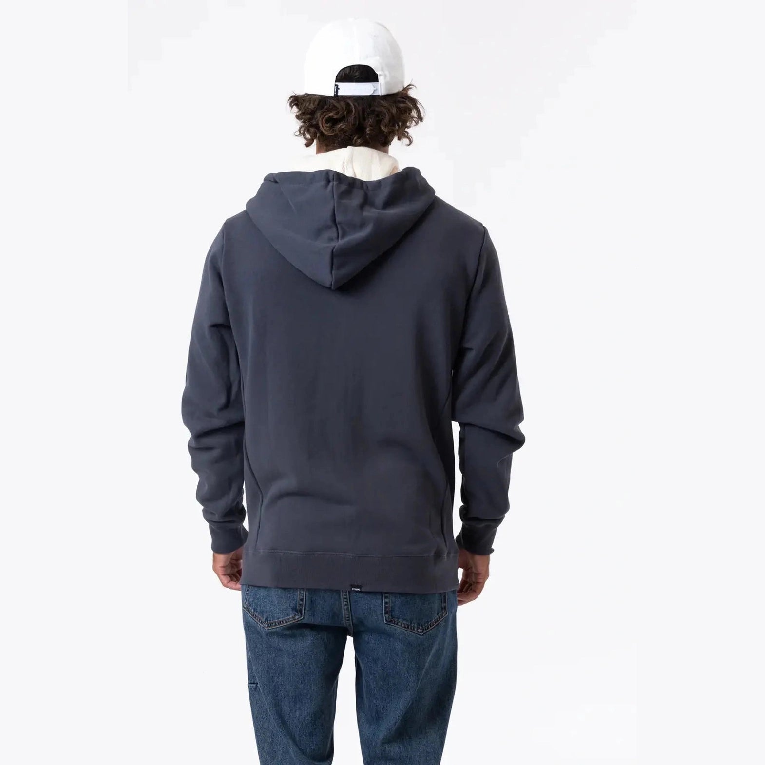 THRILLS Union zip hood - Dark charcoal