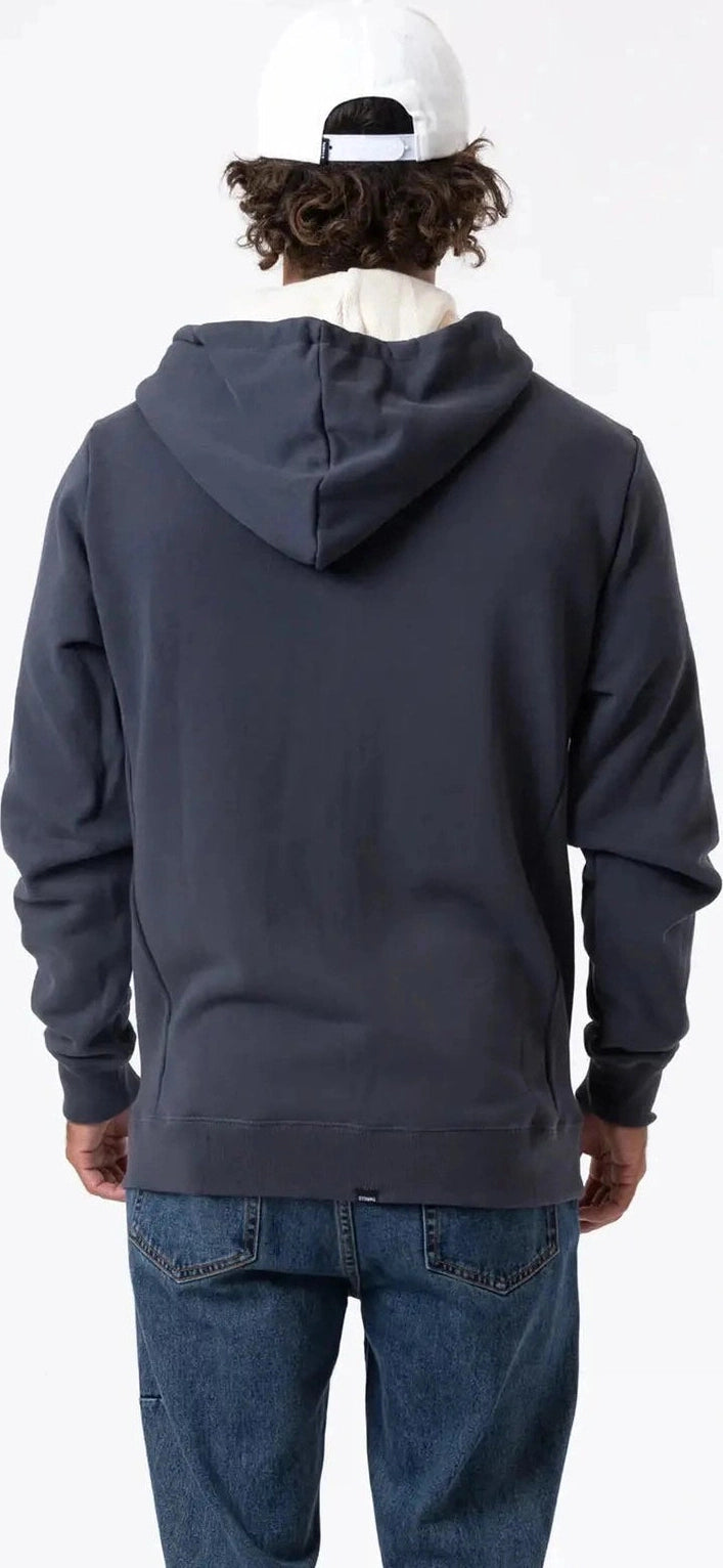 THRILLS Union zip hood - Dark charcoal