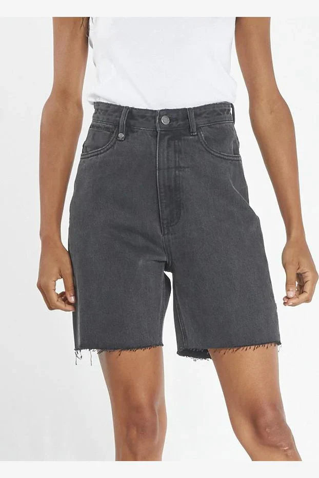 Thrills pulp short - faded black