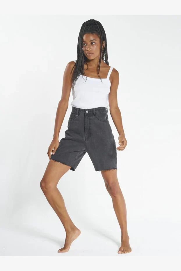 Thrills pulp short - faded black