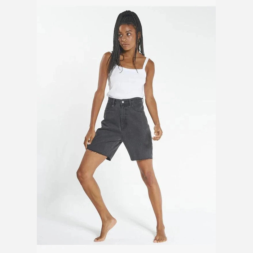 Thrills pulp short - faded black
