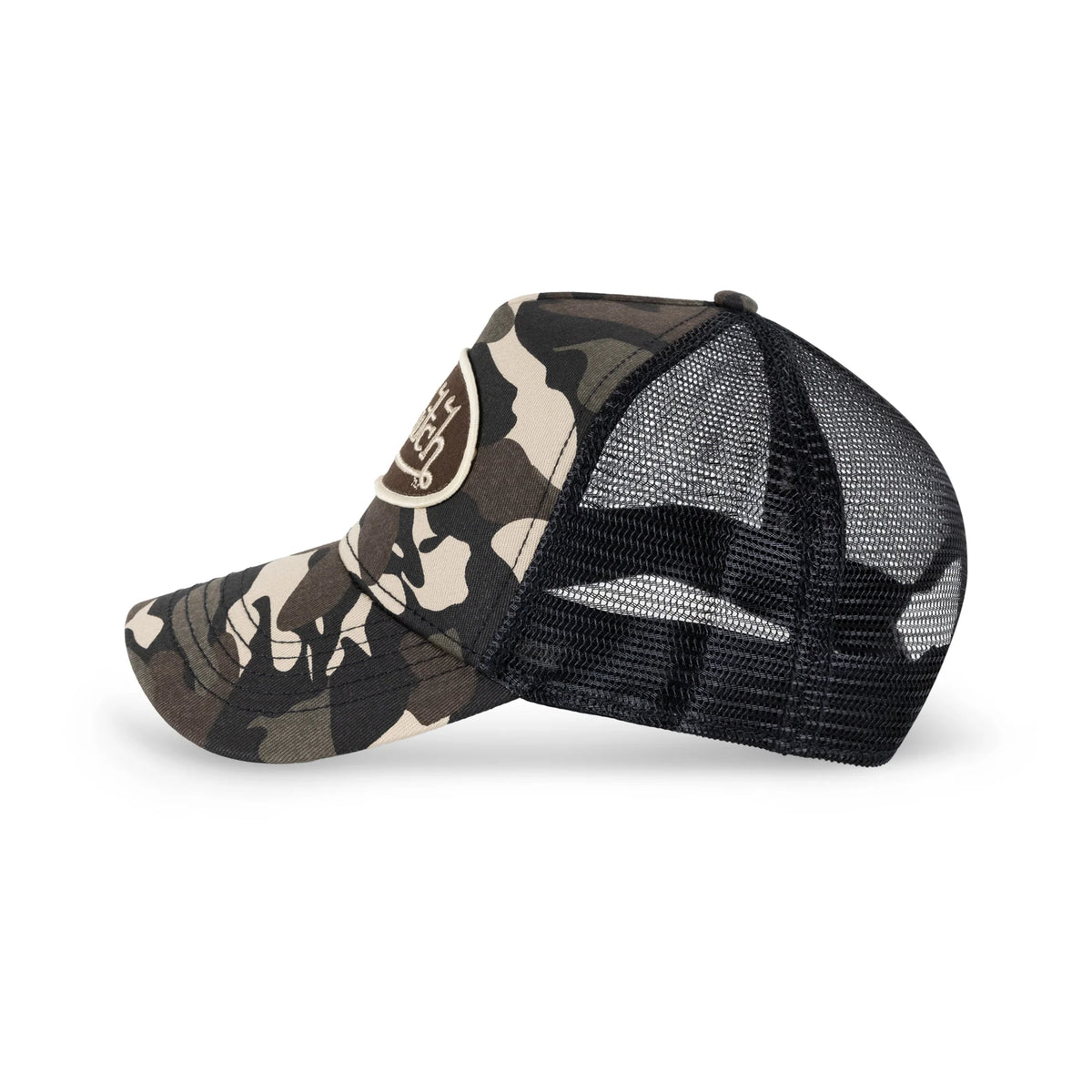 Von Dutch Camo Trucker Cap BROWN