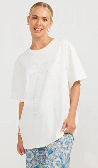 Charlie Holiday PALM BOYFRIEND TEE