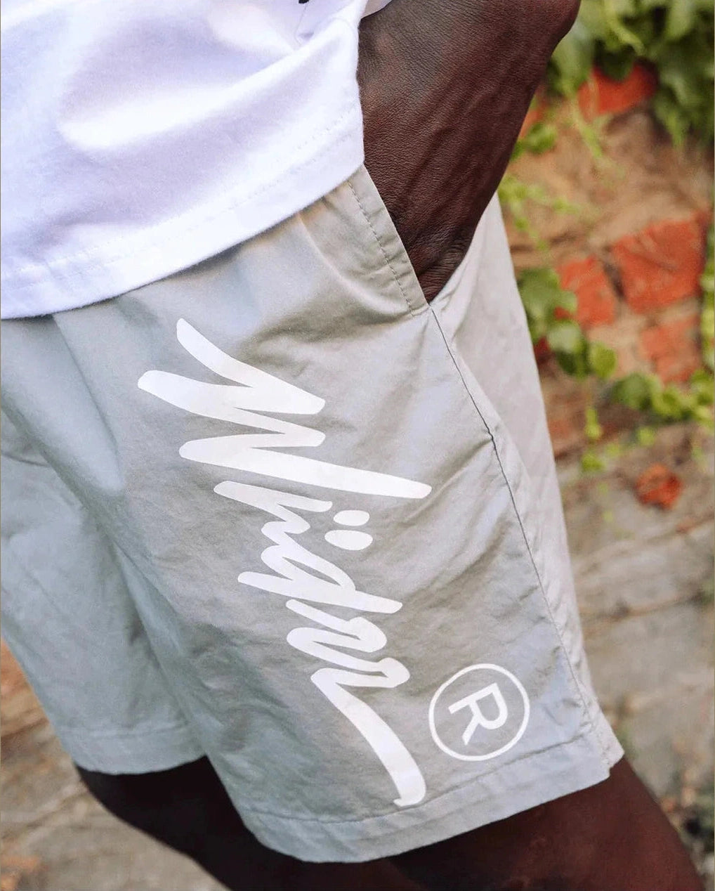 WNDRR OFFEND BEACH SHORT - CEMENT GREY