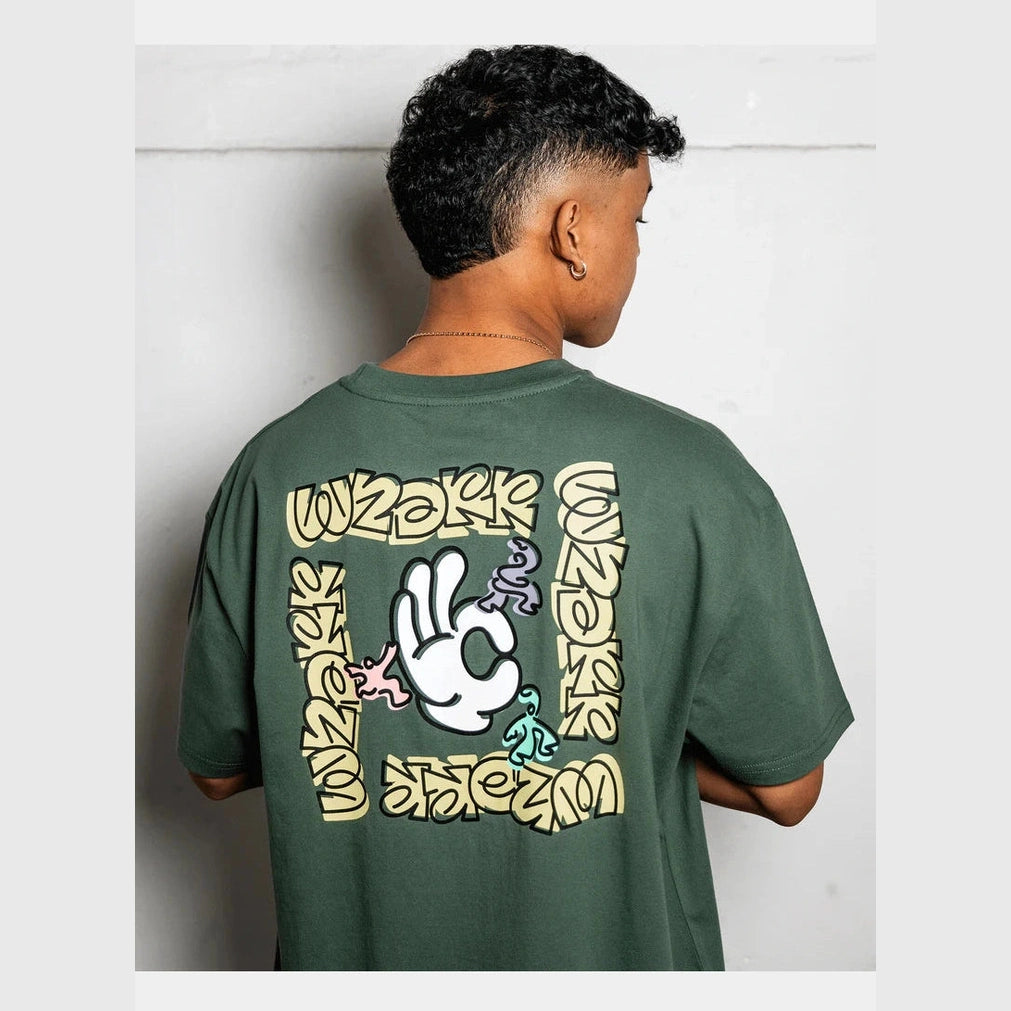 WNDRR mood box fit tee - Dark green