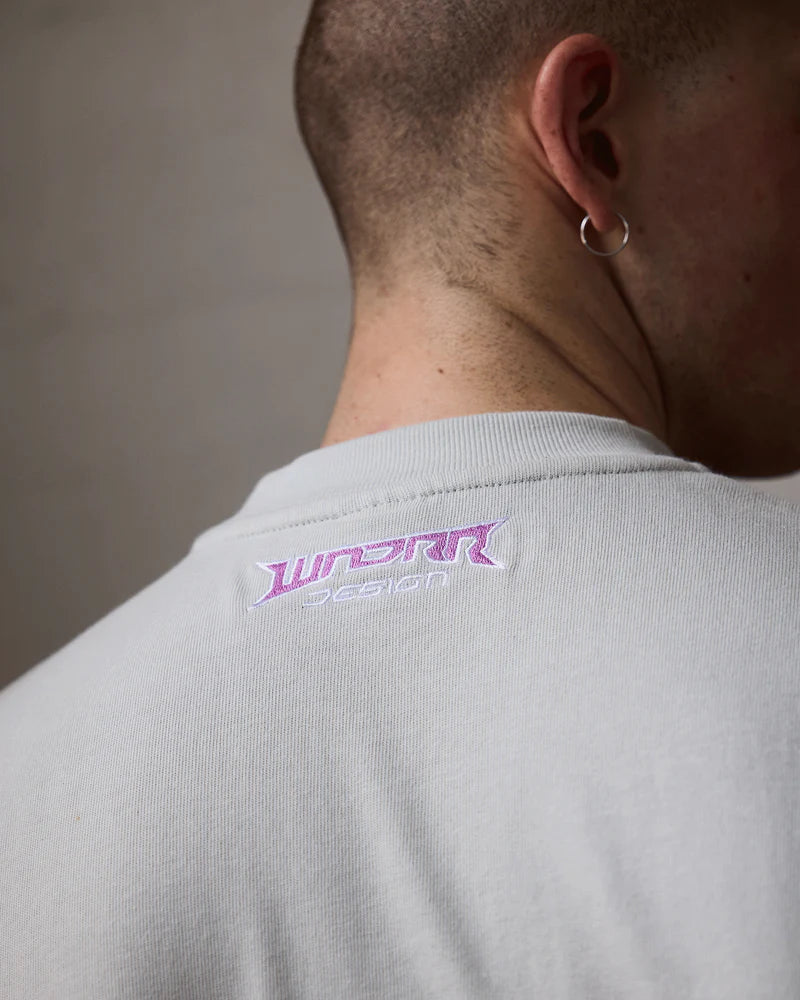 WNDRR Pulse heavy weight tee - Oyster