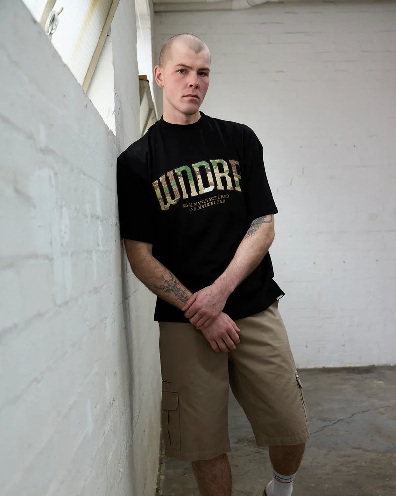 WNDRR Protocol heavy weight tee - Black