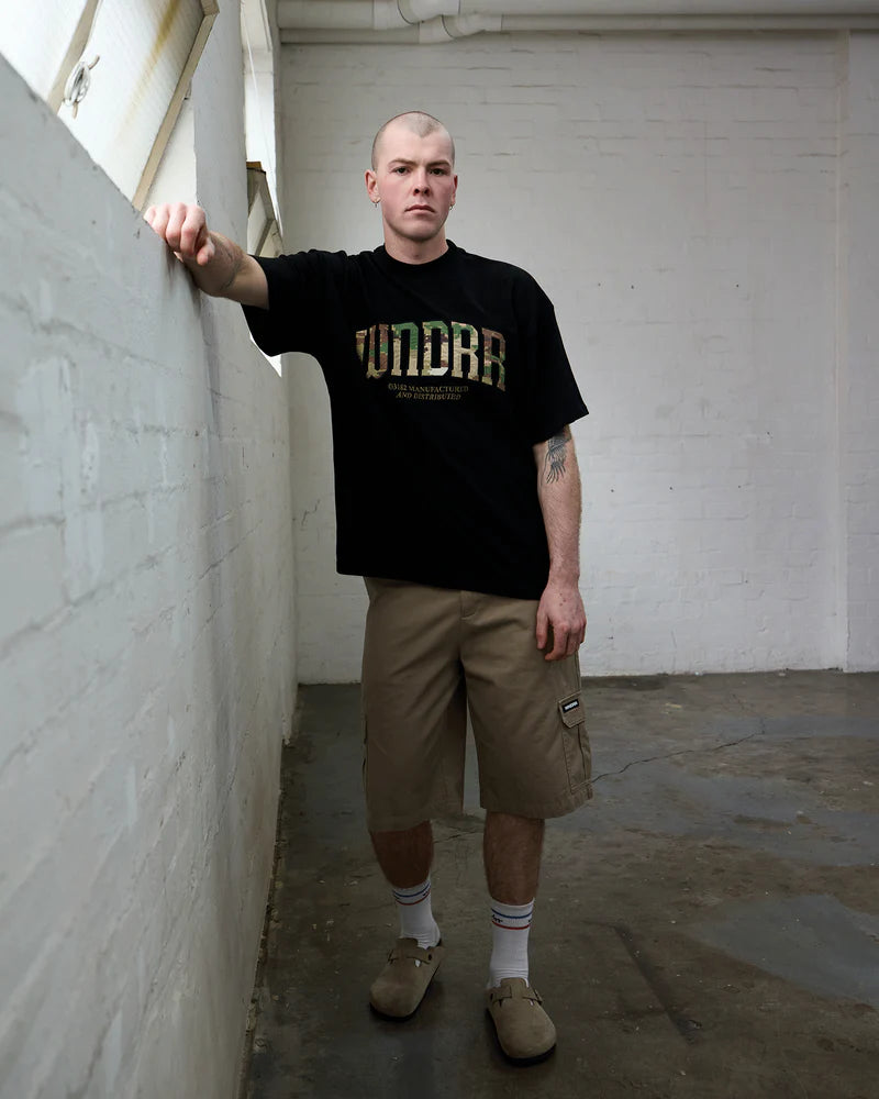 WNDRR Protocol heavy weight tee - Black