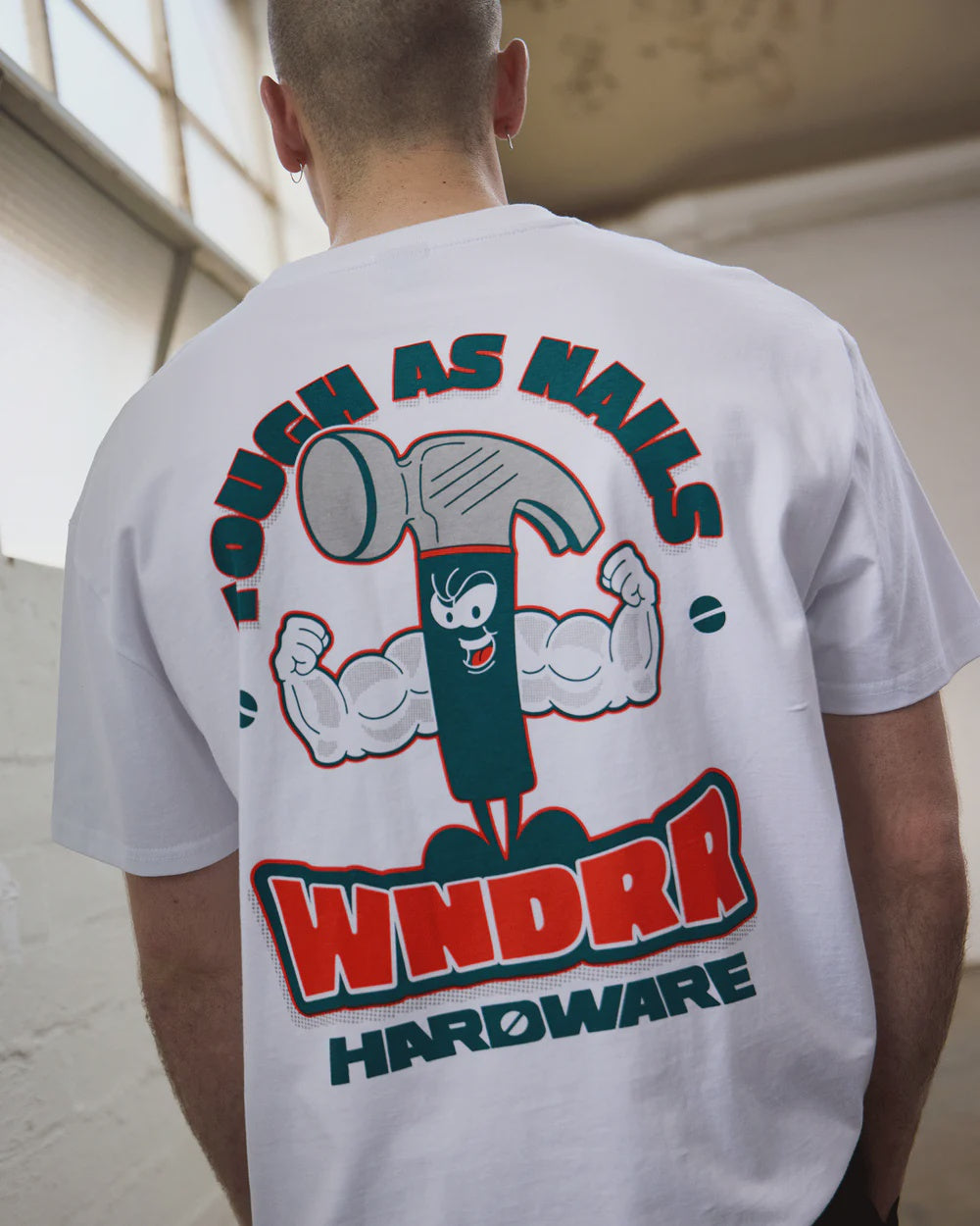 WNDRR Hardware box fit tee - White