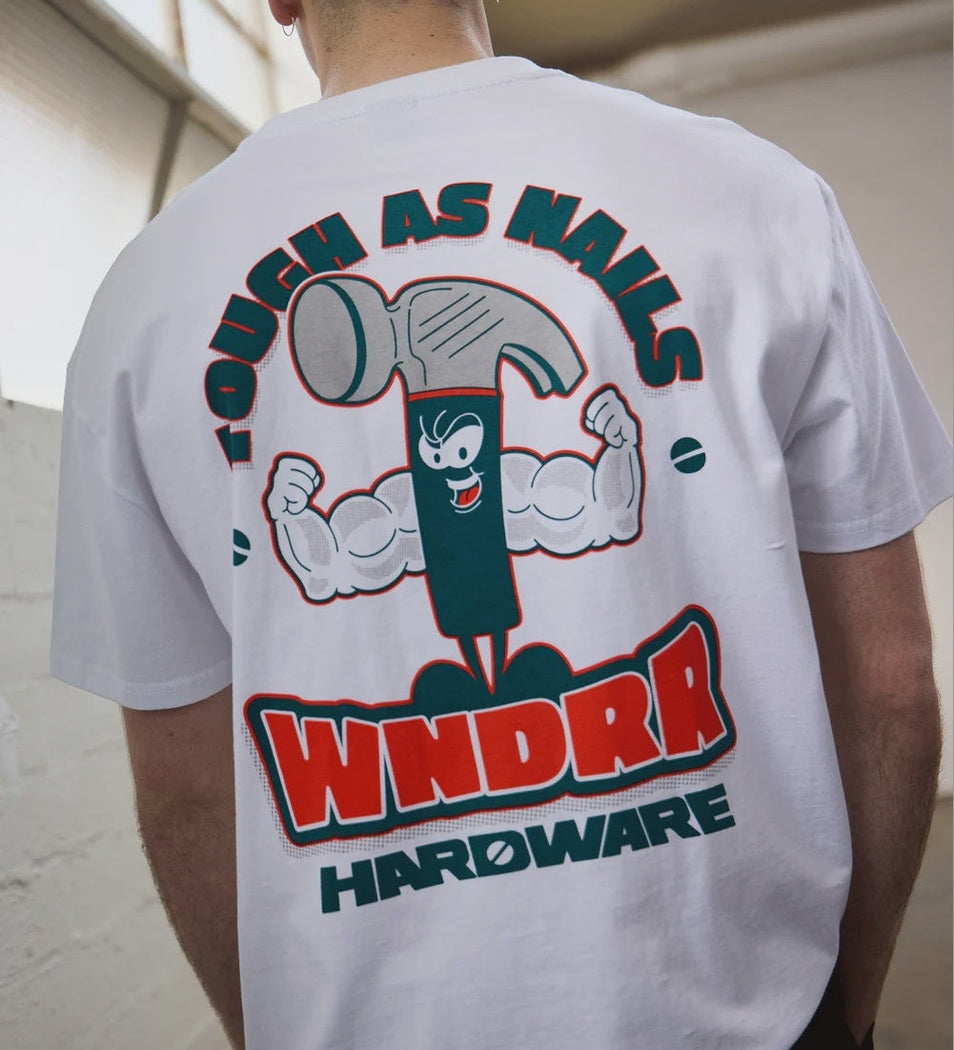 WNDRR Hardware box fit tee - White
