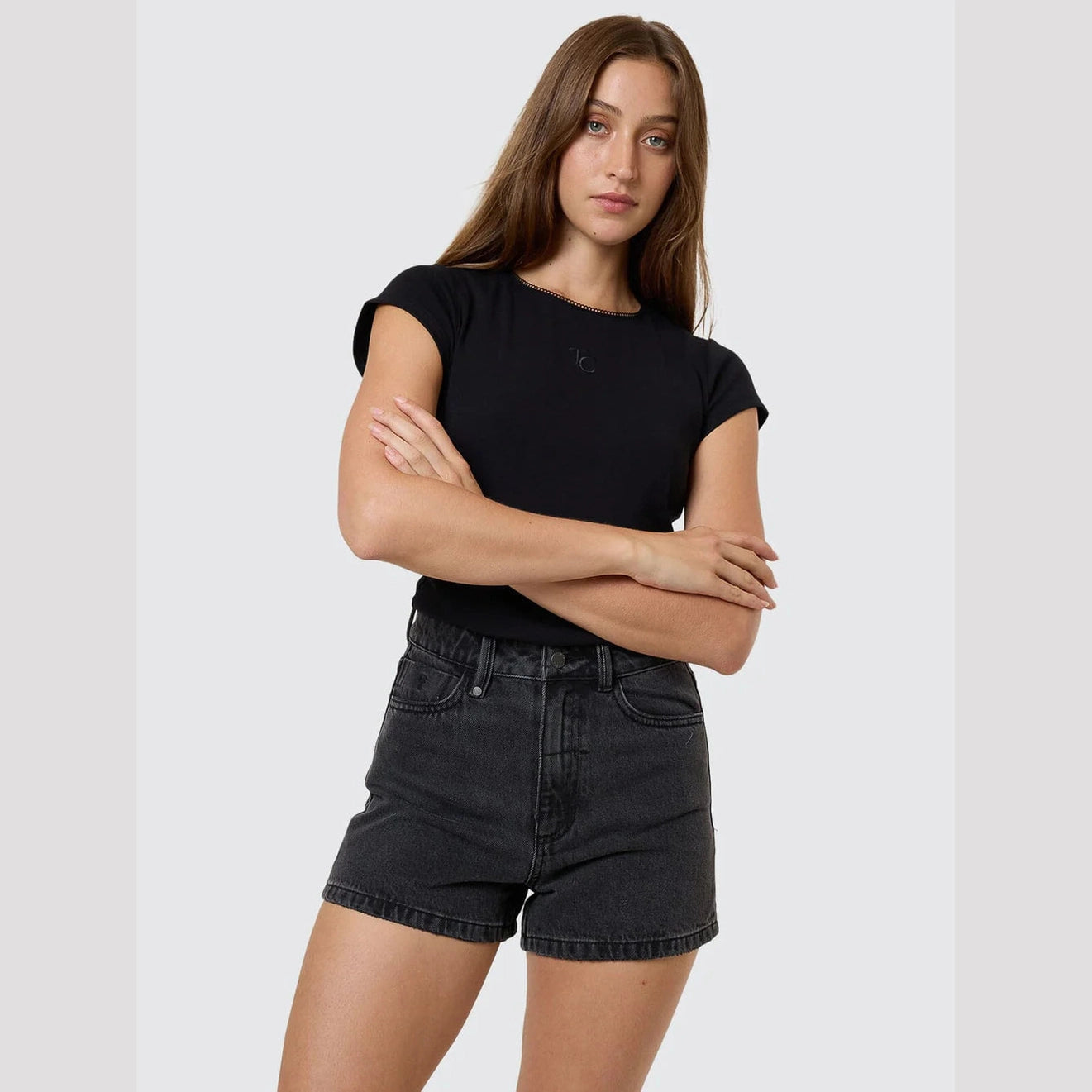 THRILLS Erica short - Ash black