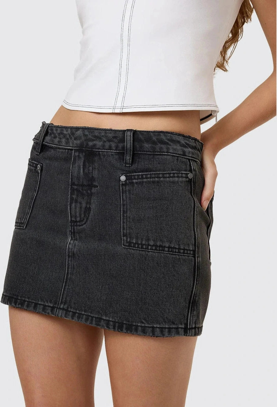 THRILLS Wyatt skirt - Ash black