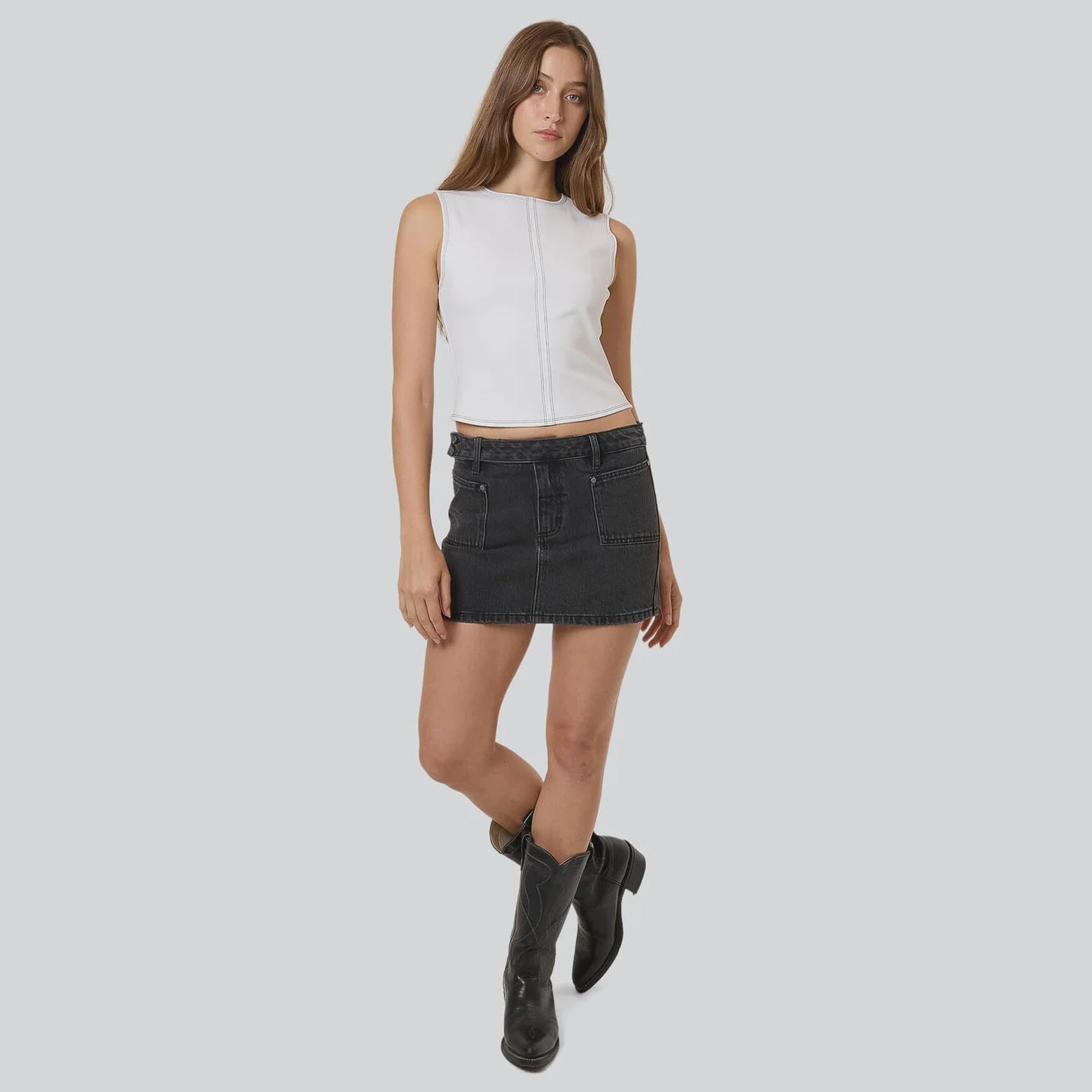 THRILLS Wyatt skirt - Ash black