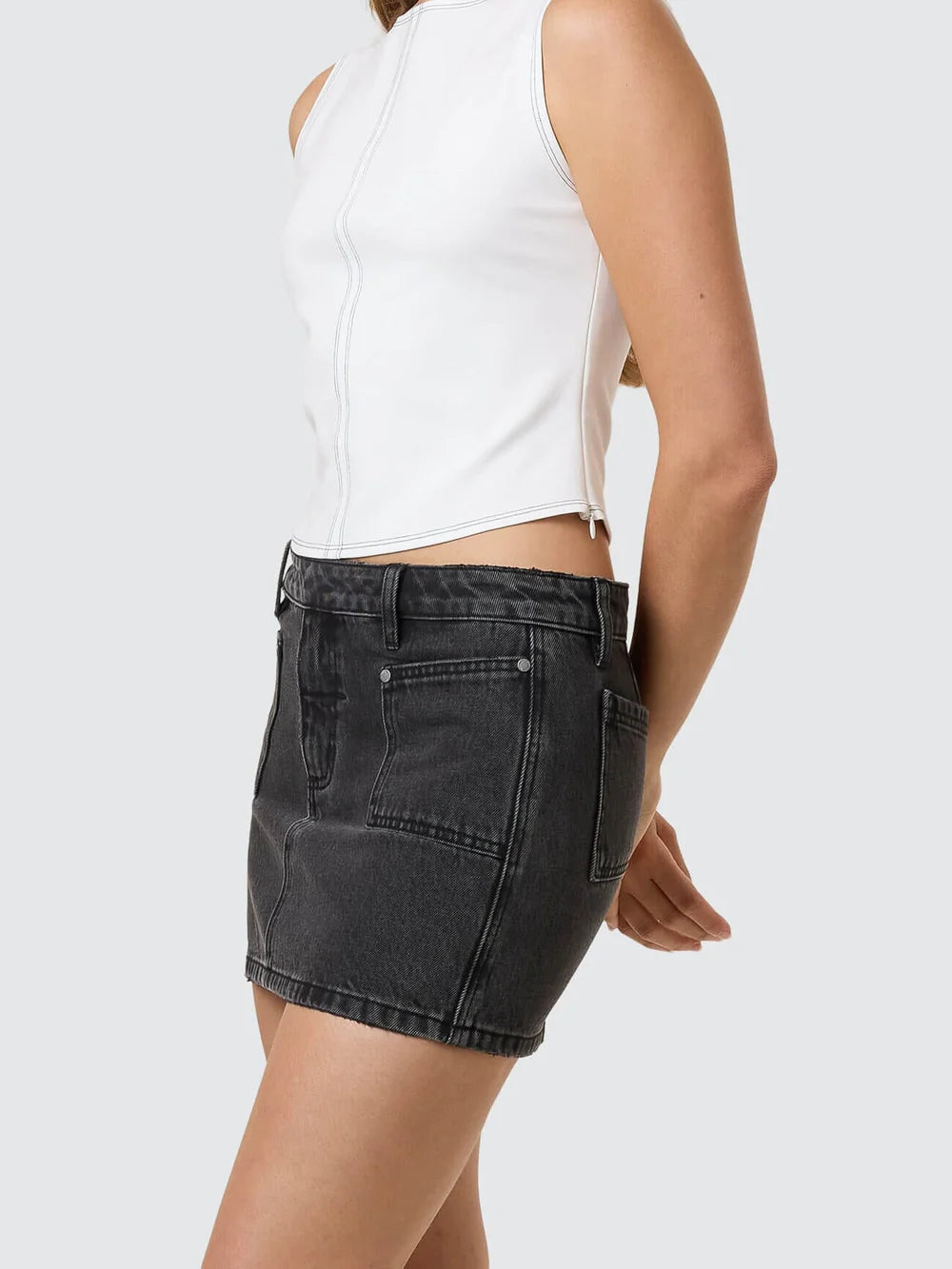 THRILLS Wyatt skirt - Ash black