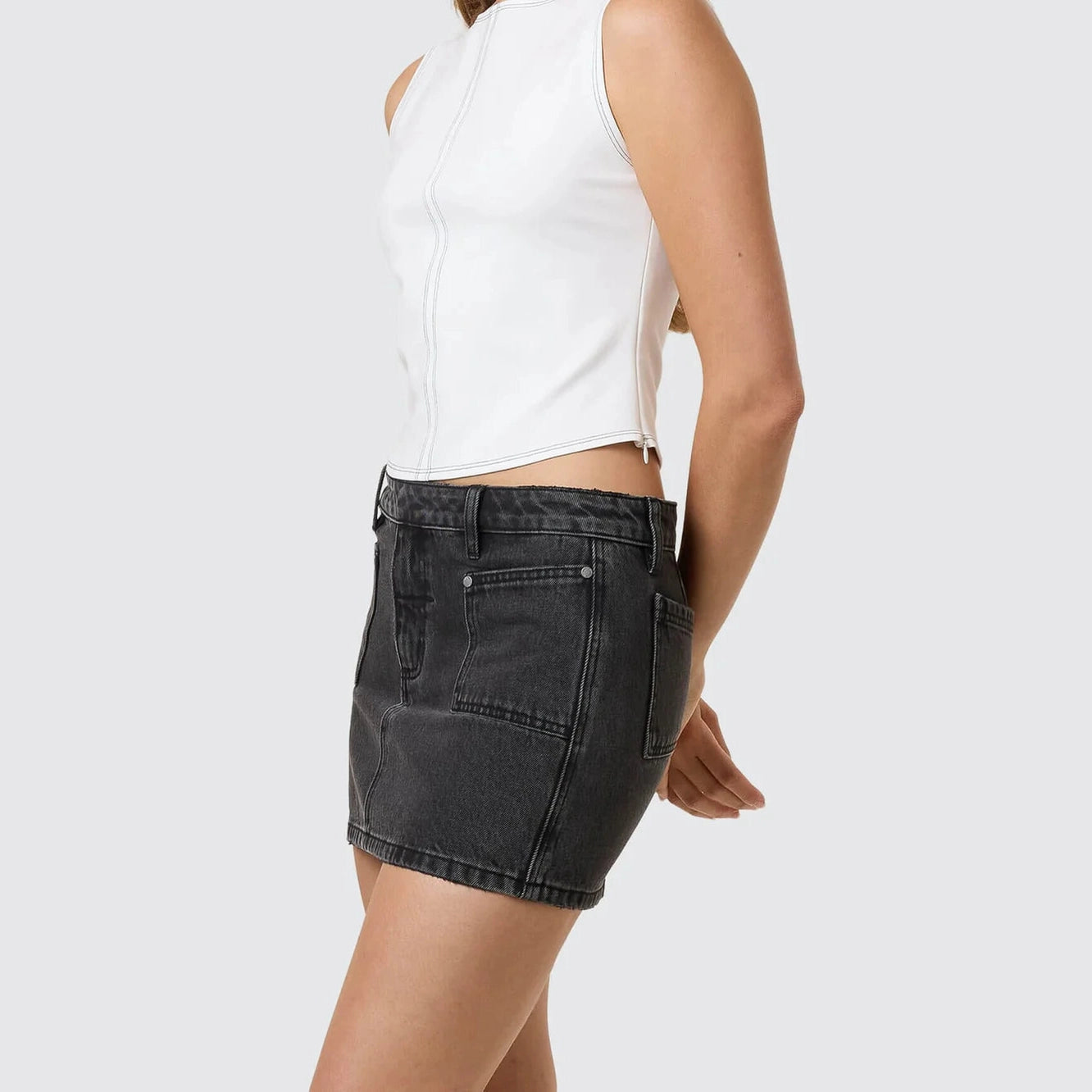 THRILLS Wyatt skirt - Ash black