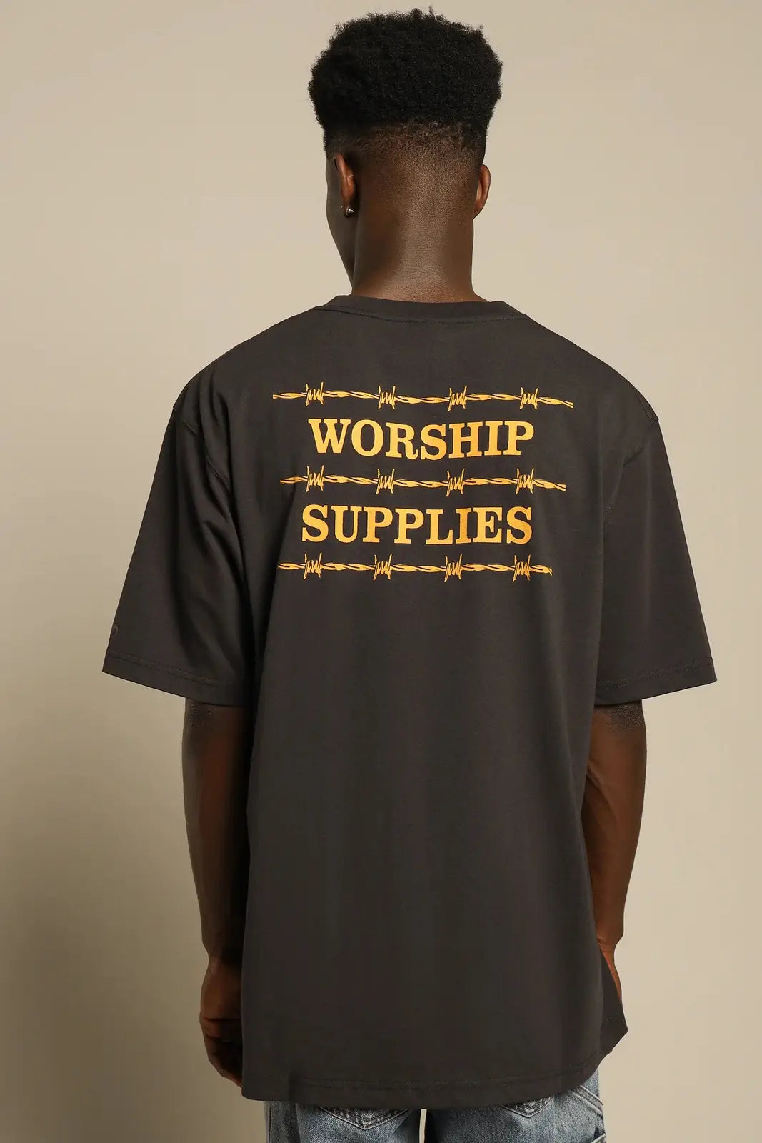 Worship Predictions Tee - Worn Black