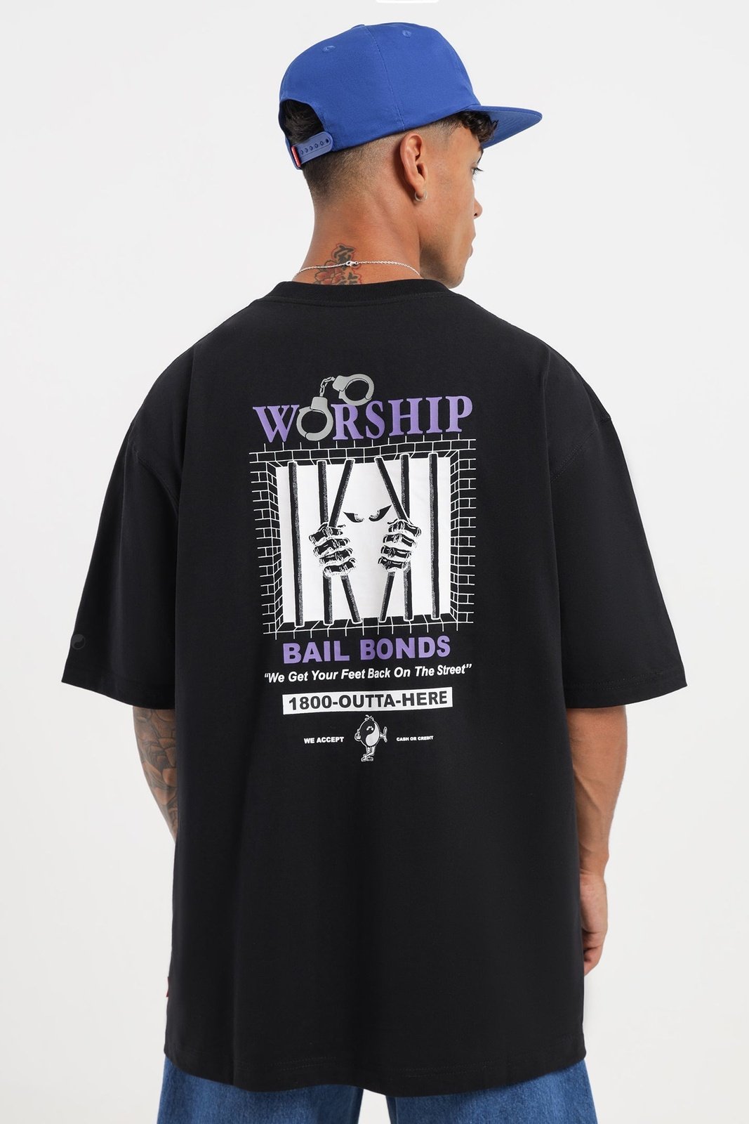 Worship Probation Tee - Black
