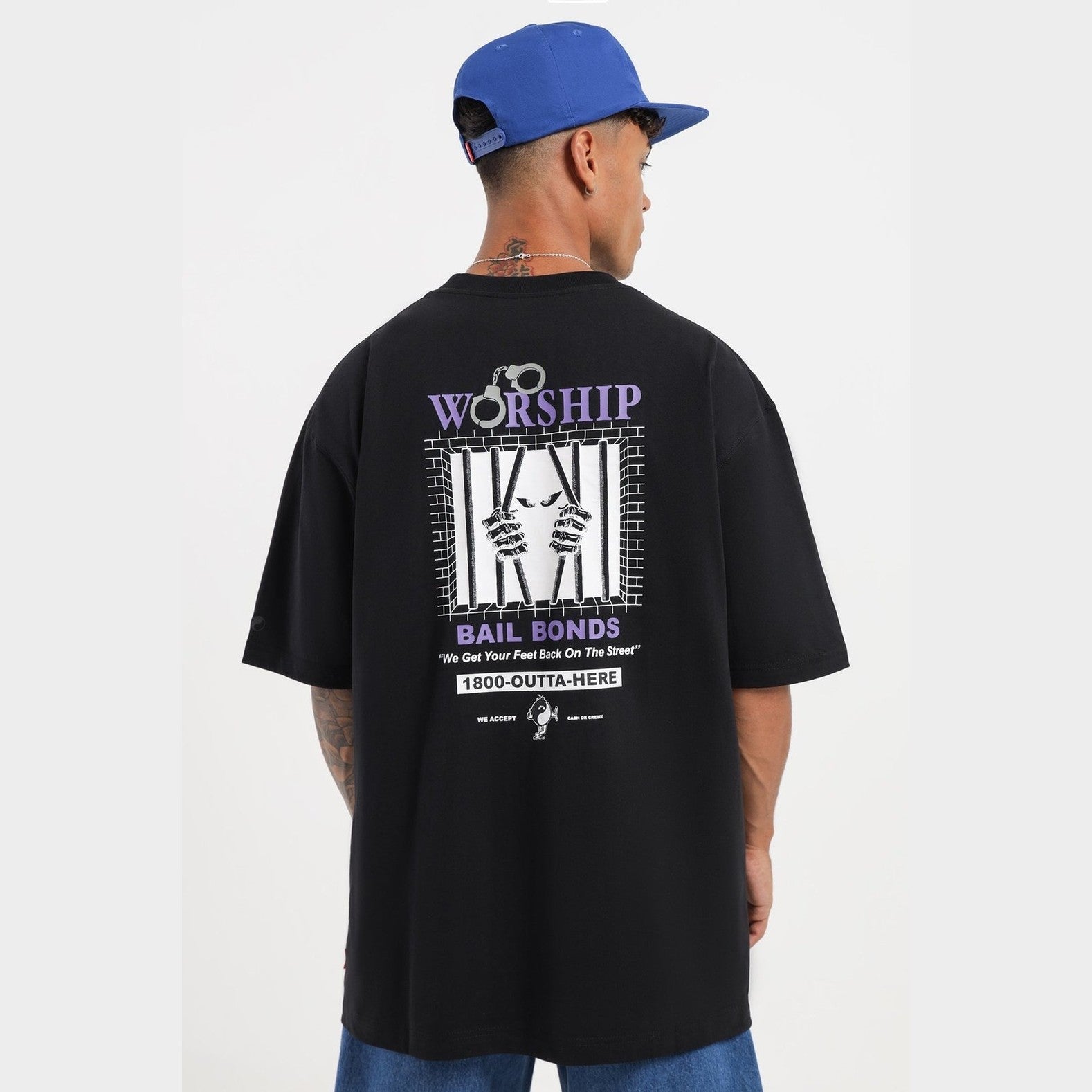 Worship Probation Tee - Black